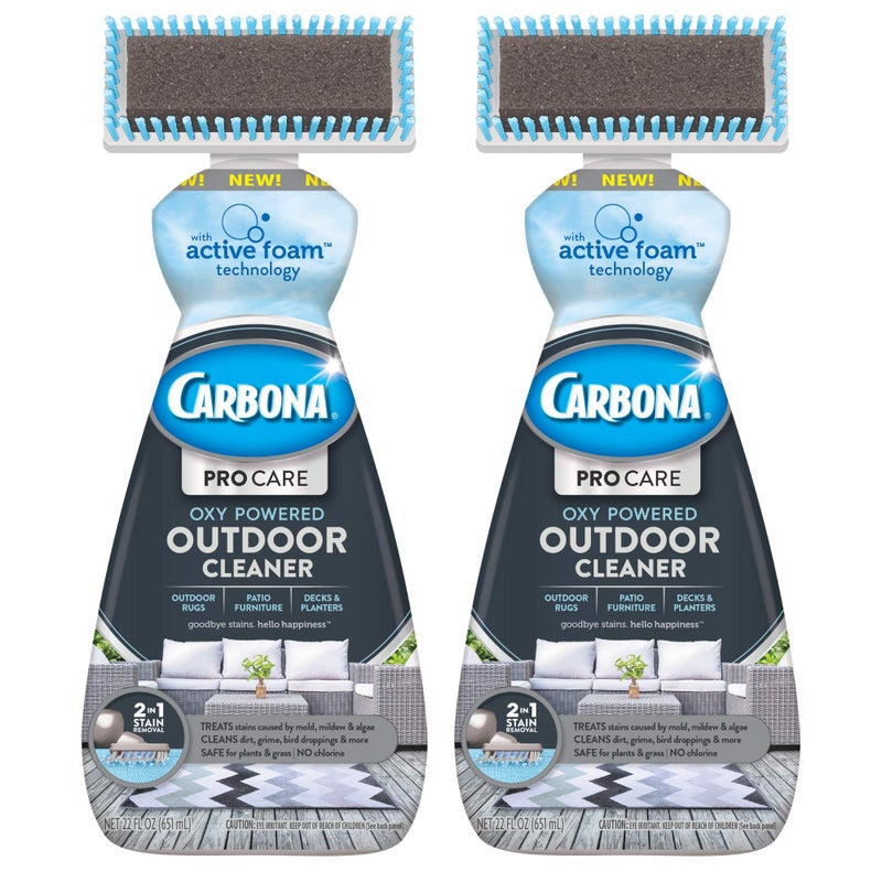 Carbona Pro Care Oxy Powered Outdoor Cleaner with Active Foam Technology | 22 Fl Oz, 2 Pack - Image 1