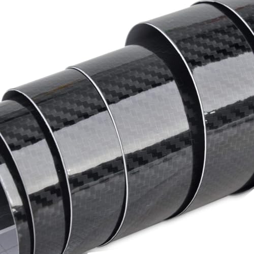 SUNBIRD Carbon Fiber Laptop Skin, 5D Twill-Weave, Self Adhesive Decal, 30.5 x 45.7 cm, Black, Compatible with 15.6 Inch Laptops (12 X 18 Inch) - Image 4