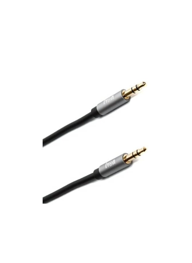 Ivon 2113 AUX Audio Cable - Black - Image 1