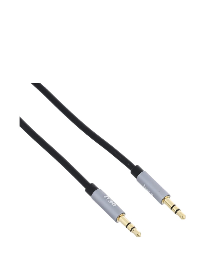 Ivon 2113 AUX Audio Cable - Black - Image 3