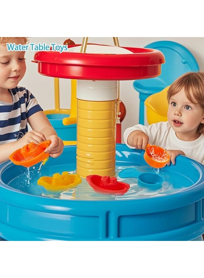 Baby Bath Toys for Kids Ages 1-3 | 11PCS Mold Free Floating Boats & Bathing Spoons Bathtub Water Table Toys for Babies 6-12 Months & Toddlers 2-4 Early Learning Educational Gifts  - Image 4