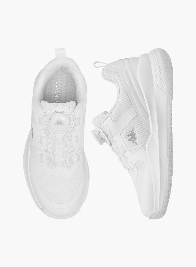 Kappa Girls' Logo Print Sports Shoes with Rotating Buckle Closure