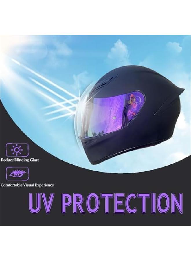 Arabest UV-Protected Face Shield for AGV K1, K1S, K3SV, K5, K5S Helmet Visor - Rainbow-Day Use - Image 3