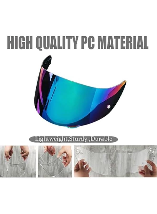 Arabest UV-Protected Face Shield for AGV K1, K1S, K3SV, K5, K5S Helmet Visor - Rainbow-Day Use - Image 4