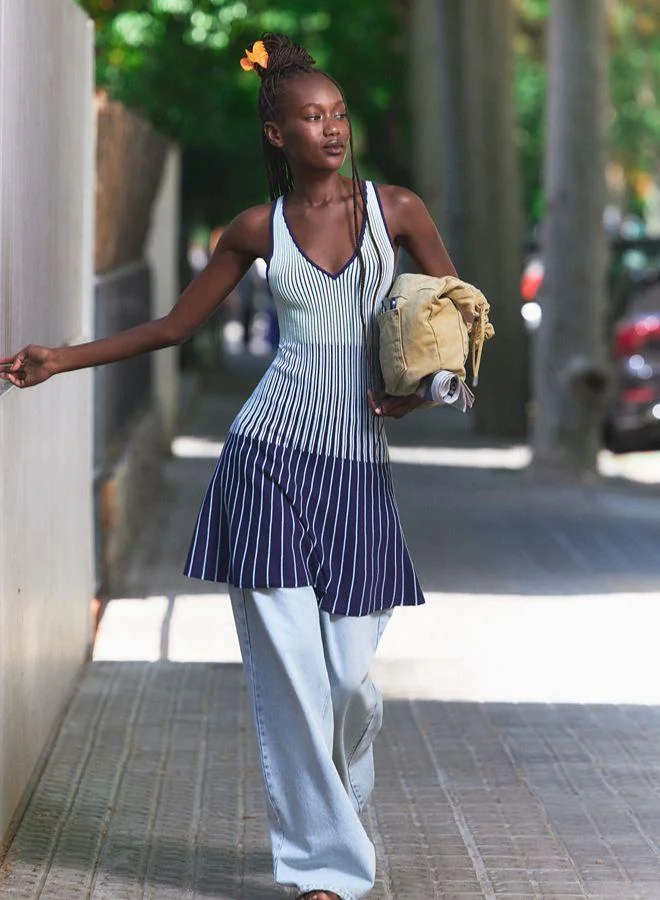 Sleeveless Knit Dress