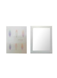 Generic Fashion Gifts Colorful Paper Cover Table Mirror High Grade Makeup Folding Mirrors  - Image 1