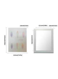 Generic Fashion Gifts Colorful Paper Cover Table Mirror High Grade Makeup Folding Mirrors  - Image 2