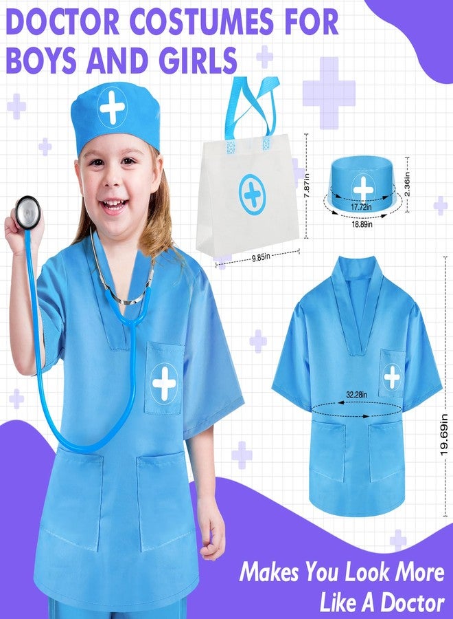 IVENRXIU Doctor Kit for Kids, 17 Pcs Medical Play Set with Bag and Dress Up Costume for Toddlers 3-5, Pretend Play Toys for Kids Boys and Girls, Halloween Christmas Birthday Gifts - Image 4