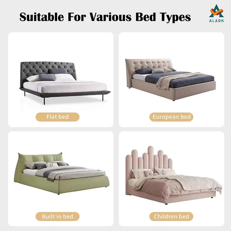 Alark Baby Bed Rail Guard Baby Safety 6 Height for Extra Tall Child Safety Single Side Bed Rail for Infant Toddlers Adjustable Height Single Bed Safety Toddler for Kids Travel Bed Rails Multicolor - Image 4