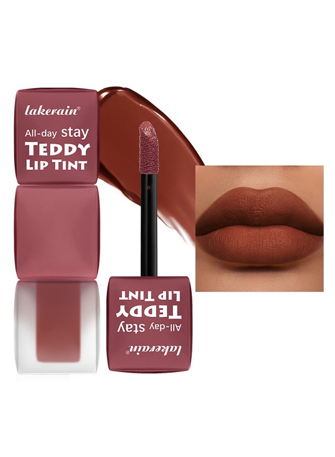 lakerain All-Day Stay Teddy Lip Tint, long-lasting, soft andcomfortable,colorsuperimposed, blurred matte #2MASCARA TEAR - Image 1