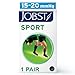 JOBST جوارب ضغط JOBST الرياضية بطول الركبة 1520 مم زئبقي أسود رمادي صغير - Image 4