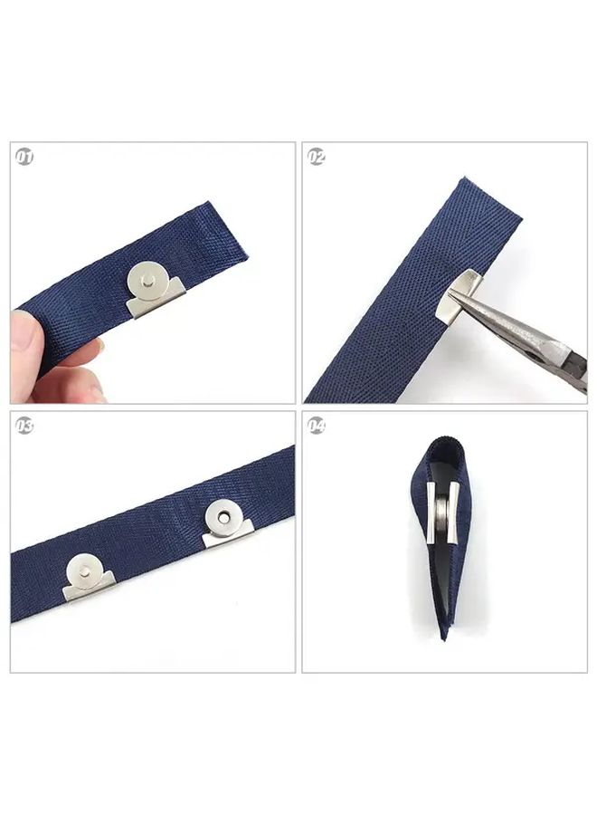 5 Pairs Thick Magnetic Snap Buttons Gun Black Seamless Closure for DIY Handbags Clothing Wallets Crafts Accessories - Image 5