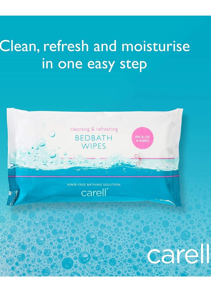 Carell Bed Bath Wipes Easy to Use Containing Aloe Vera Dermatologically Pack of 8 Large Wipes to Deliver a full Rinse Free Bed Bath - pzsku/ZD2C1786EF3EC8FE026A6Z/45/_/1725964433/603858b2-e4ef-4ade-8856-3ede052ddb93