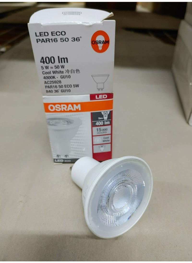 Osram لمبة اوسرام GU10 LED 4 وات ECO Par16 36 درجة لون أبيض بارد / 4000 كلفن  - Image 4