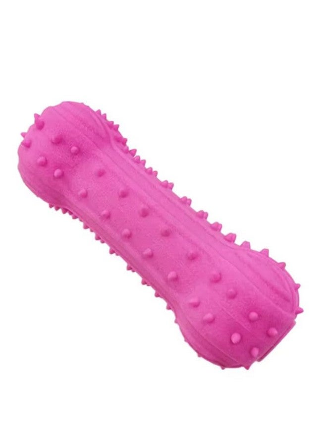 بت لعبة مضغ الكلاب على شكل باربل مصنوعة من مادة البولي يوريثين الحراري للكلاب الأليفة مع جرس ومسامير دائرية، عبوة من قطعة واحدة - Image 1