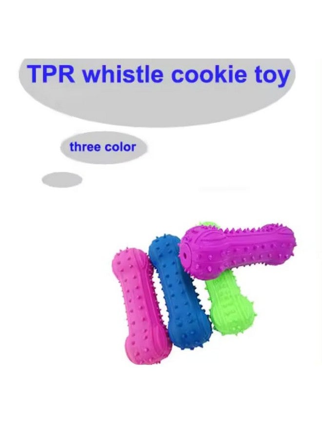 بت لعبة مضغ الكلاب على شكل باربل مصنوعة من مادة البولي يوريثين الحراري للكلاب الأليفة مع جرس ومسامير دائرية، عبوة من قطعة واحدة - Image 3