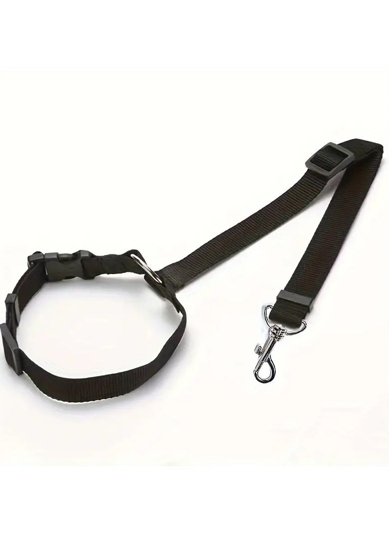 Goolsky Pet Car Safety Rope, Adjustable Dog Harness, Pet Car Seat Belt Adjustable Dog Traction Rope  - Image 1