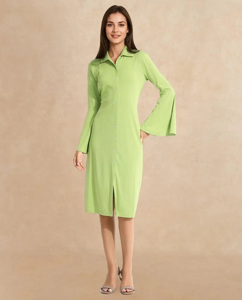 Rareism Women's A-Line Knee Length Dress