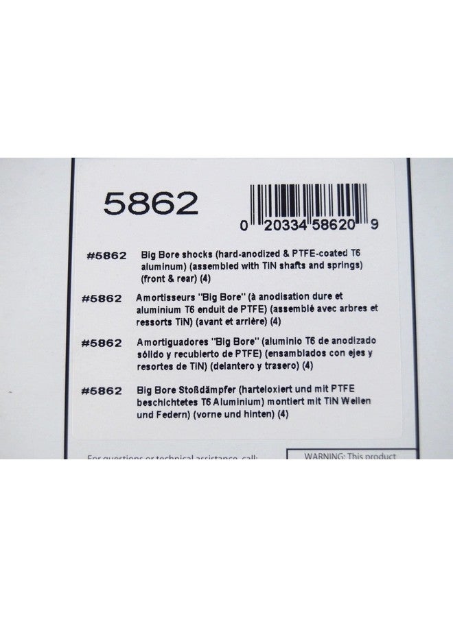 TRAXXAS 5862 مجموعة صدمات كبيرة للبور كاملة لسلش  - Image 3