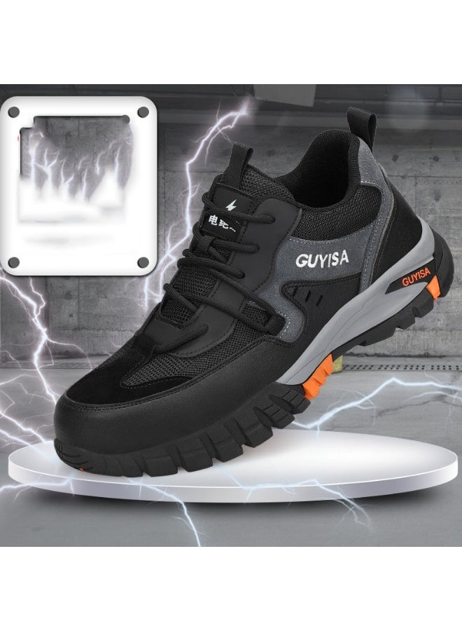 GUYISA Work Safety Shoes For Men Steel toe shoes Work Sneakers Anti-smash Anti puncture Indestructible shoes Protection Boots - Image 1