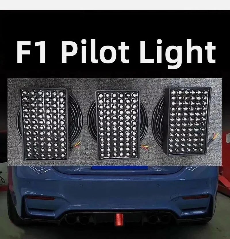 AUTO MT 72-LED FLASHING TAIL BRAKE LIGHT, F1 Style 12V DRL Red Stop Safety Lamp, Car Motor LED Rear Flashing Tail Fog stop Light, Signal Lamp. - Image 3
