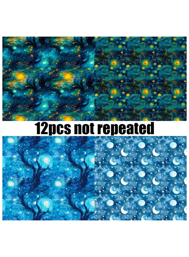 الأزرق جي دبليو بيع 24 ورقة كبيرة الحجم من المواد المرصعة بالنجوم - Image 4