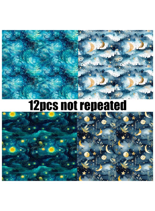 الأزرق جي دبليو بيع 24 ورقة كبيرة الحجم من المواد المرصعة بالنجوم - Image 5