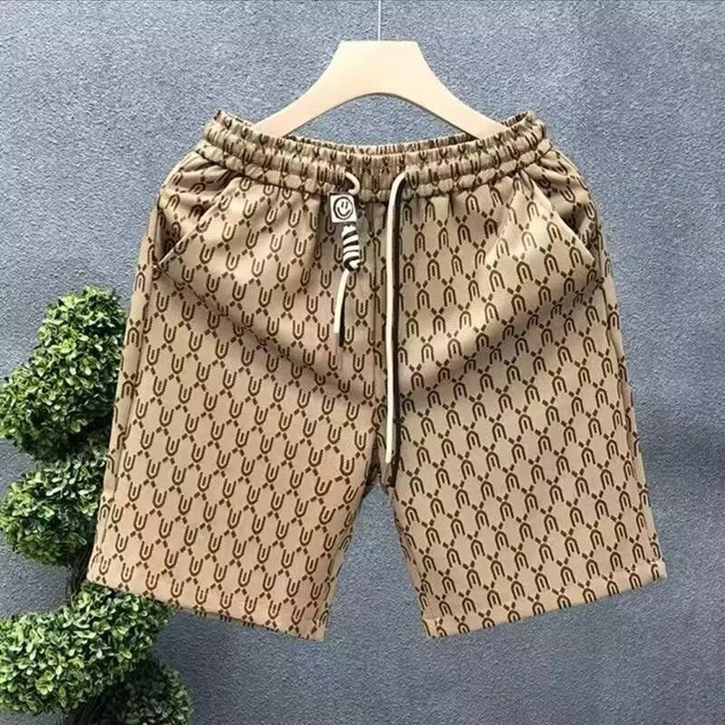 Summer Shorts Trendy Brand Casual Beach Pants Letter Printed Fashionable All-Match Pants Breathable Loose - Image 1
