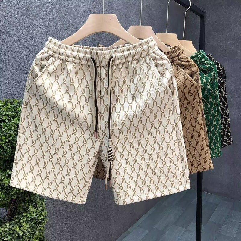 Summer Shorts Trendy Brand Casual Beach Pants Letter Printed Fashionable All-Match Pants Breathable Loose - Image 2