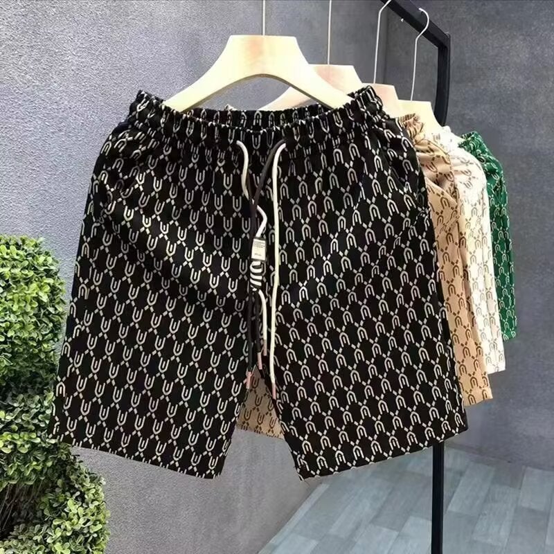 Summer Shorts Trendy Brand Casual Beach Pants Letter Printed Fashionable All-Match Pants Breathable Loose - Image 3