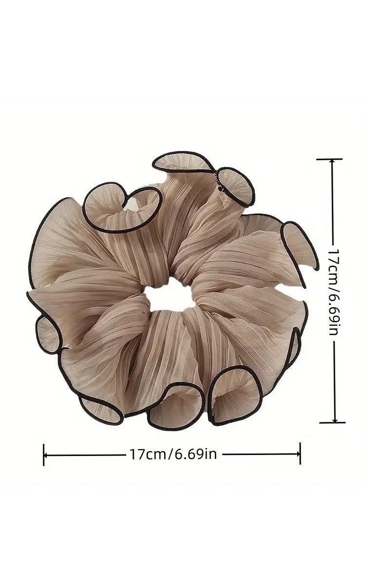 4 Pieces Of Elegant Fabric Hair Ties In Simple Colors For Women, These Hair Ties Are Perfect For Daily Use And Suitable For All Ages. - Image 4