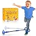 Chridark Ankle Skip Ball for Kids  Foldable Flash Wheel Skip Ball Outside Game Toys for Kids  Adults Gift for Boys  Girls Age 5 6 7 8 9 10 Years Old Blue - Image 4