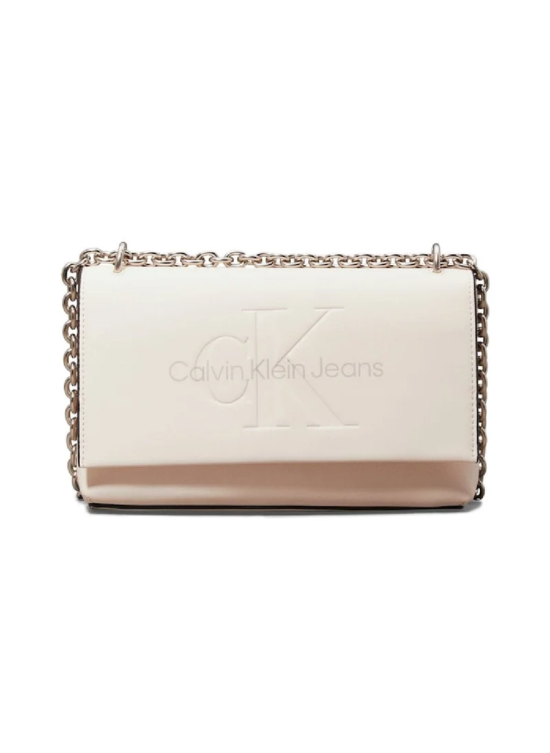 Calvin Klein Jeans Women's Shoulder Bag, Grey - faux leather