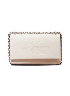 Calvin Klein Jeans Women's Shoulder Bag, Grey - faux leather  - Image 1