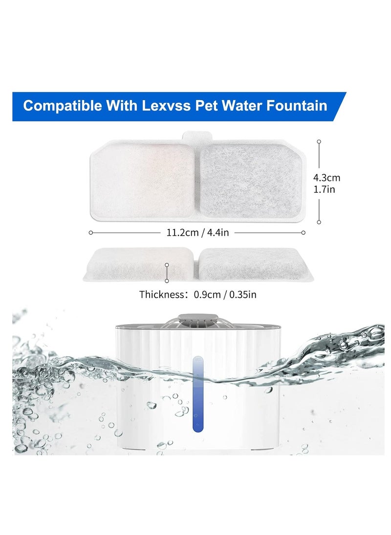 Oasisgalore Cat Water Fountain Filters, 12-Pack Replacement Charcoal Filters for Pet Water Dispensers  - Image 2