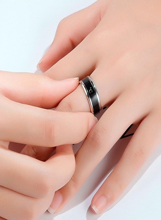 IGA COLLECTION Valentine Stylish Fashionable Latest Combo ECG & Silver Temperature Ring W2 (17) - Image 4