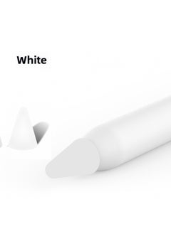 Tablet Stylus Silicone Nib Case For Apple Pencil Nib Cap Stylus Nib Protective Case-Color:White-Applicable Model:Bare Nib Sleeve