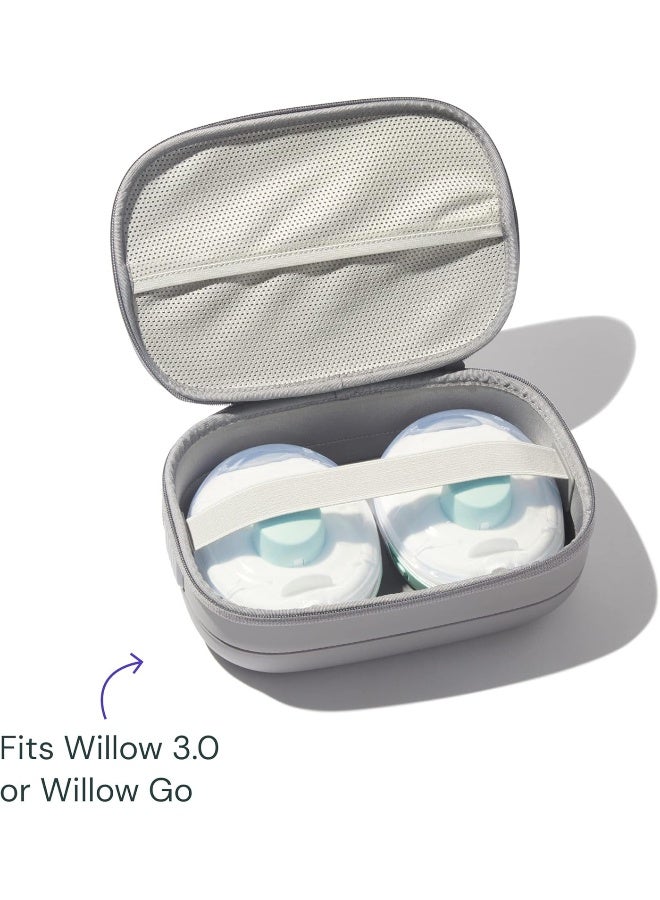 Willow حقيبة حمل مضخة ويليو للاستخدام اليدوي الحر | حقيبة صلبة مع صينية قابلة للإزالة | رمادي - Image 3