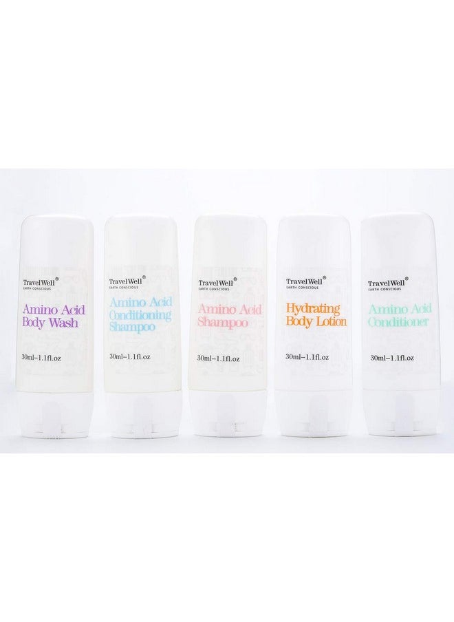 Travelwell Ravelwell Hotel Amenities Toiletries Individually Wrapped 30Ml Shampoo 25 Bottles + Conditioner 25 Bottles + 28G Mini Soap Bars 25 Bars ; Travel Size Toiletries ; Hotel Toiletries Bulk Set  - Image 5