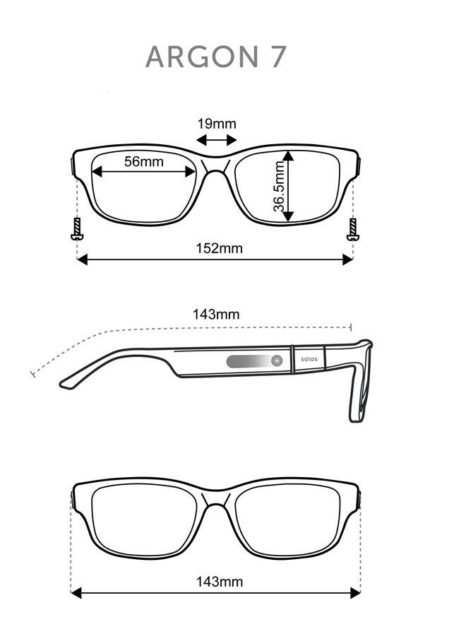 solos smartglasses - ARGON 7 SMART GLASSES | SOLOS AIRGO™ 3 - Shiny Havana Color - Smart Glasses for iPhone and Android. Chat GPT personal assistant. Solos multi language group translate. AI coach. Whisper® Technology.  Whisper® Messeges & Events. Up to 10 hours battery life. BT 5.2 an BLE Wireless. ~ 33ft in open space. - Image 1