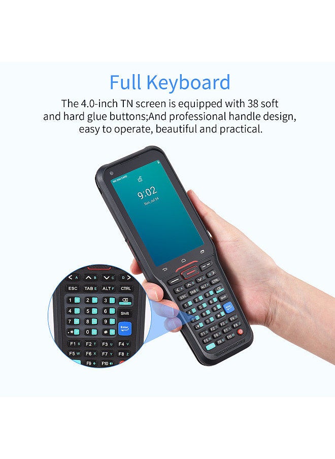 Generic Android 10.0 1D Barcode Scanner Handheld Mobile Terminal PDA with Honeywell 4313 Scan Engine Support Wireless Wi-Fi 4G with 4.0 Inch Touchscreen  - Image 5