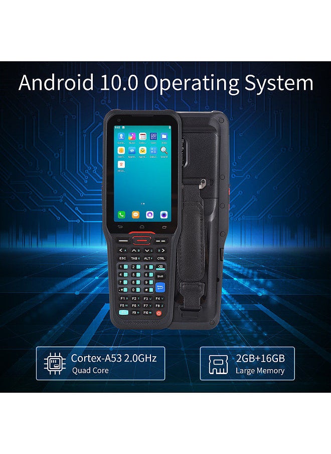 Generic Android 10.0 1D Barcode Scanner Handheld Mobile Terminal PDA with Honeywell 4313 Scan Engine Support Wireless Wi-Fi 4G with 4.0 Inch Touchscreen  - Image 3