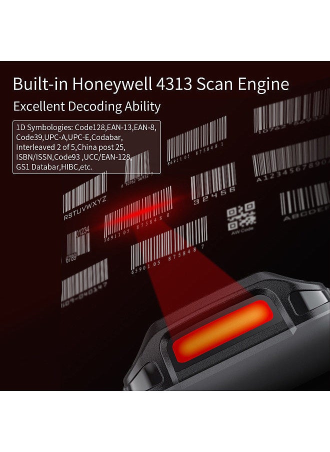 Generic Android 10.0 1D Barcode Scanner Handheld Mobile Terminal PDA with Honeywell 4313 Scan Engine Support Wireless Wi-Fi 4G with 4.0 Inch Touchscreen  - Image 2