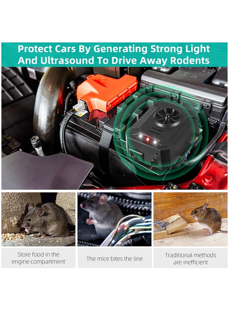 Generic 2-Pack Upgraded Ultrasonic Rodent Repellent with Strobe Light for Cars, Trucks, and RVs - Effective Protection Against Mice, Rats, and Squirrels for Your Vehicle's Engine.  - Image 3