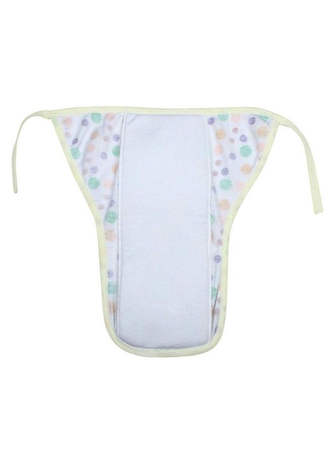 Superminis Baby Cotton Nappiesdot Printed Reusable Cushioned Nappy For Newborns And Infants (06 Months) - Image 4
