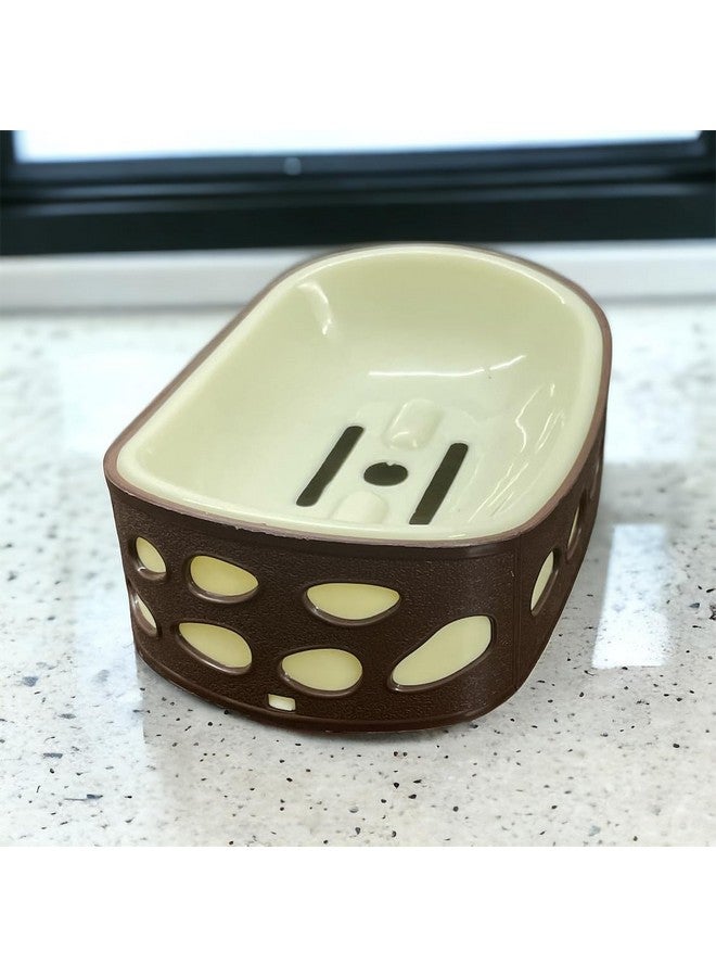 CSM Plastic Soap Case Soap Holder Soap Dish For Bathroom Kitchen Sink - Set Of 4 Pcs,Multicolor - Image 3