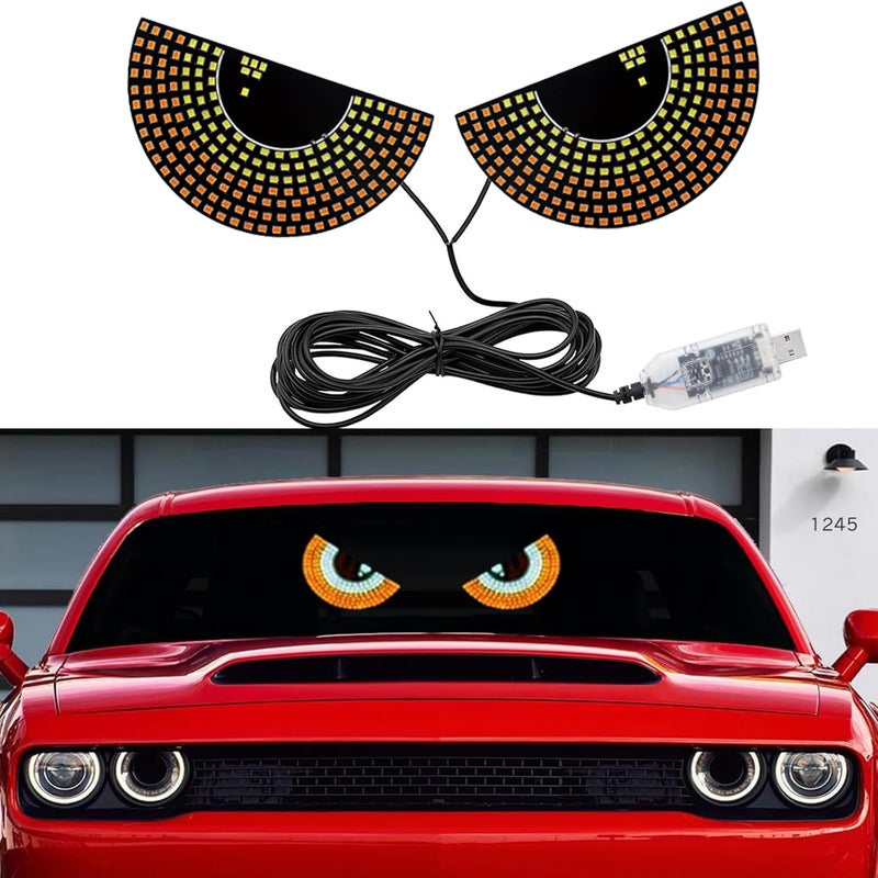 Minsezhi أضواء LED عيون الشيطان الديناميكية للسيارات - Image 1