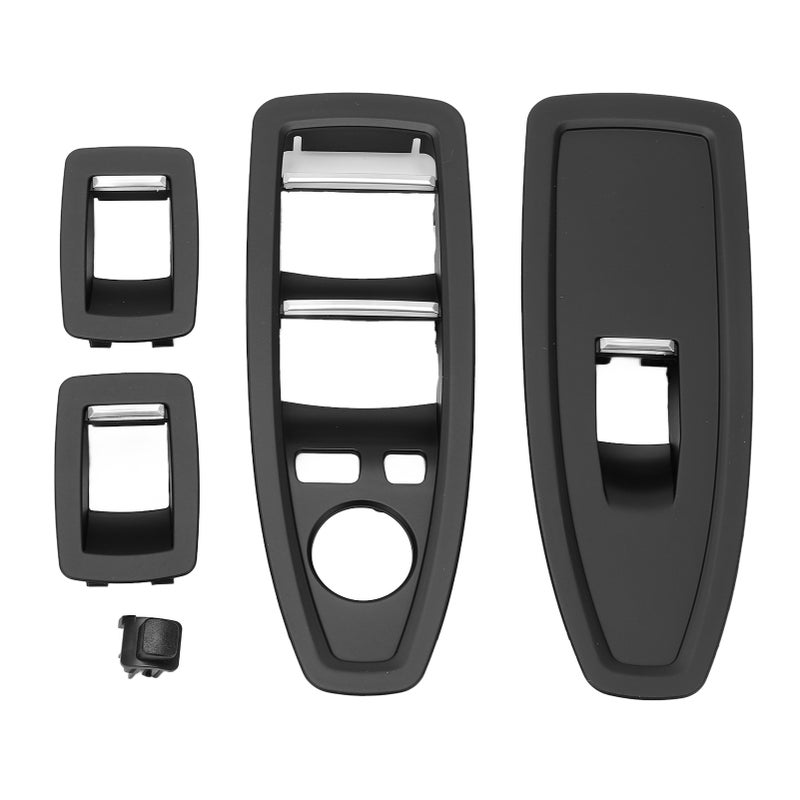 Car Switch Panel Cover: Black High-Quality Durable Replacement - Easy Direct Installation for 1 3 4 Series F20 F30 F31 2012‑2019 Car Interior Trim - Image 1