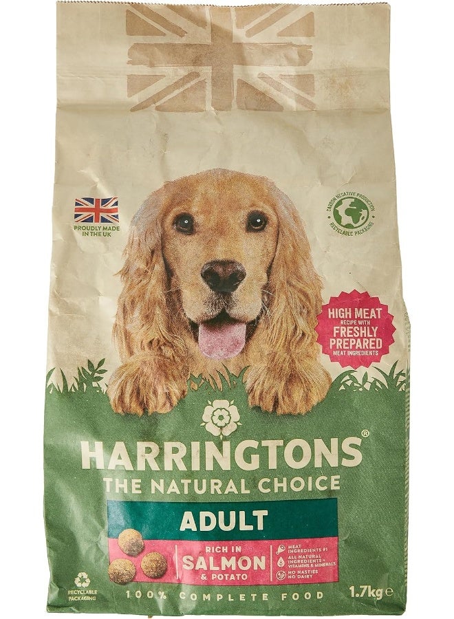 Harringtons Complete Salmon & Potato Dry Dog Food 1.7Kg - Image 1