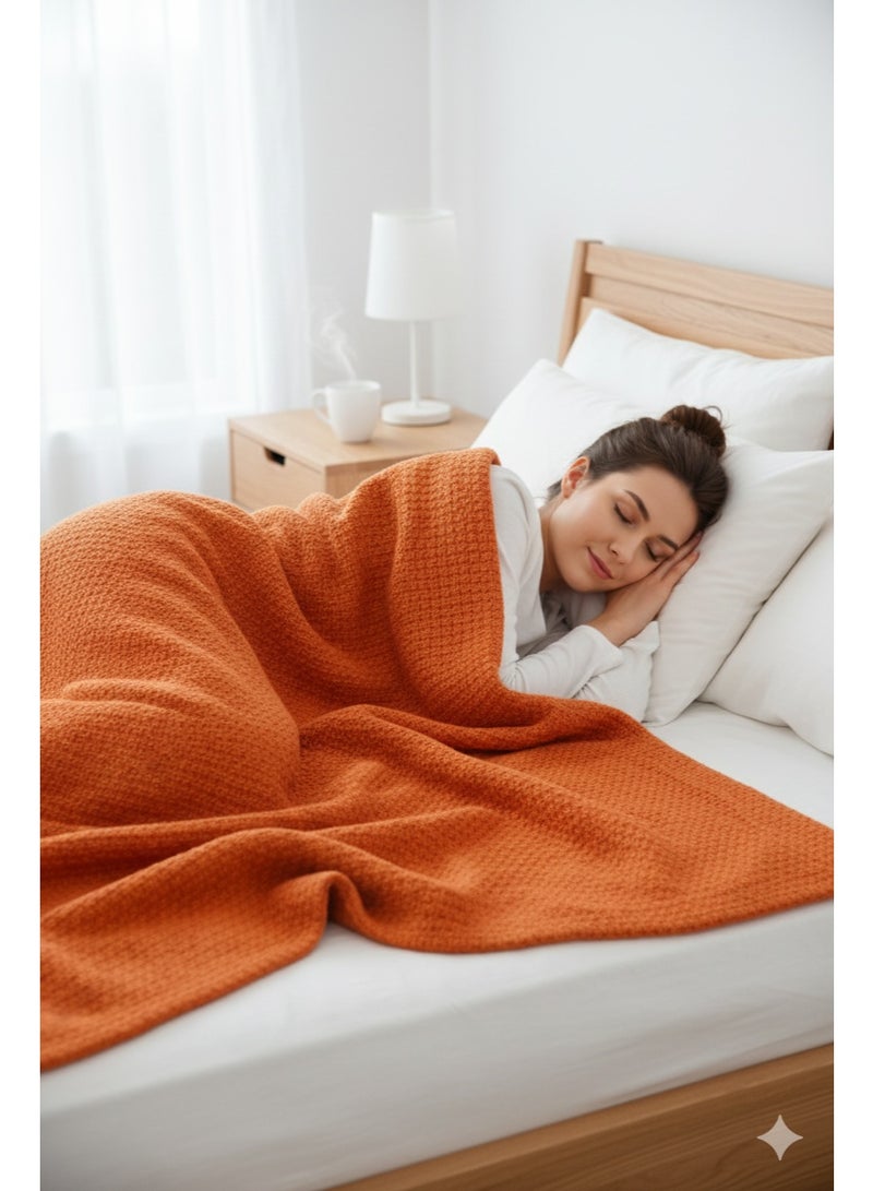 Nile Weave Elegant Egyptian Cotton Milano Throw Blanket – ultra-soft, lightweight, and beautifully crafted. Enjoy luxurious comfort, breathable warmth, and timeless sophistication in any room. - Image 2